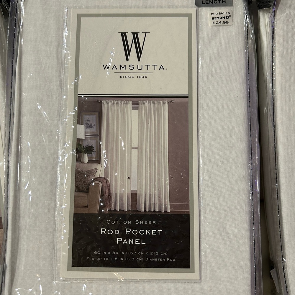 Wamsutta rod pocket panels